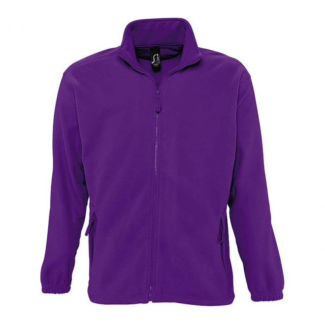 VESTE POLAIRE PUBLICITAIRE ZIPPEE HOMME 'NORTH' EXPRESS 72H - violet