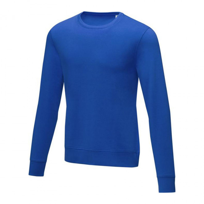 SWEAT PUBLICITAIRE COL ROND HOMME 'ZERIO' 4J - bleu