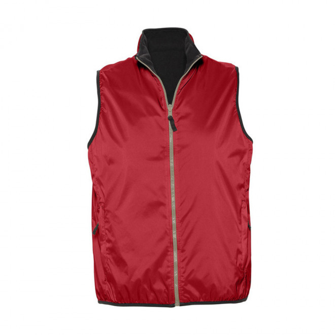 BODYWARMER MIXTE REVERSIBLE 'WINNER' 210 GR/M² - rouge