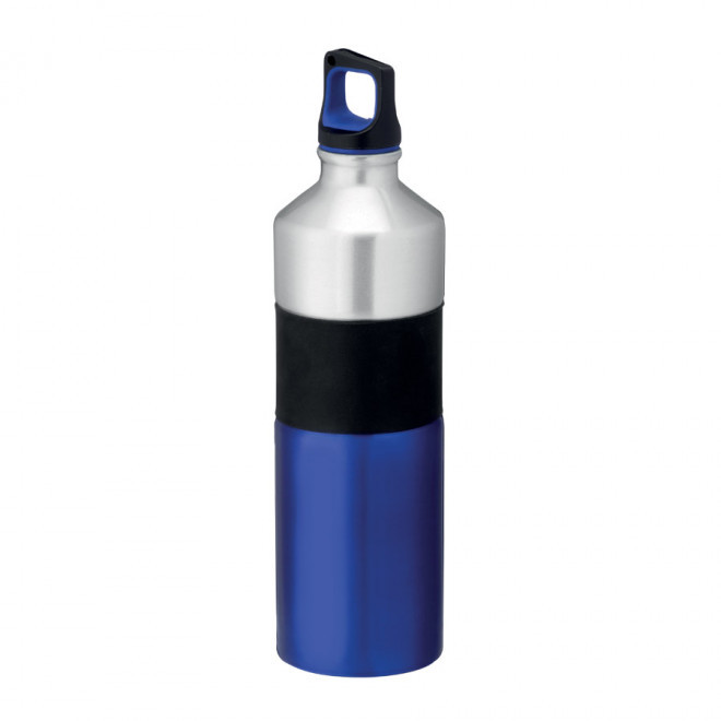 GOURDE ACIER PERSONNALISABLE AVEC GRIP 750 ML 'MOOVO' - bleu