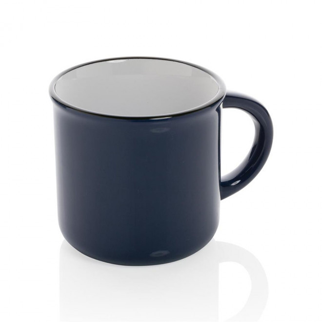 MUG PERSONNALISÉ EN CÉRAMIQUE 280 ML 'LUKIO' - bleu marine