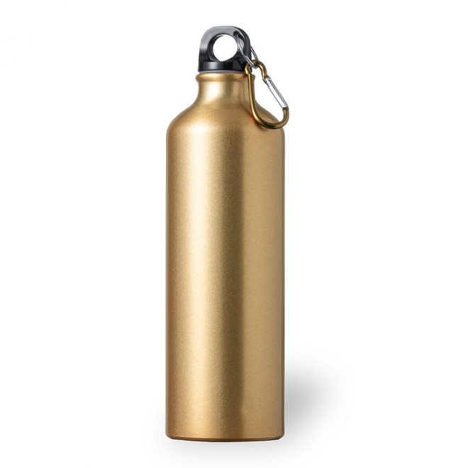 GOURDE EN MÉTAL MATE PUBLICITAIRE 800ML 'MAKALU' - doré