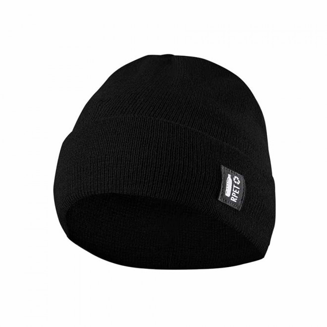 BONNET EN RPET PUBLICITAIRE 'BOLIMO RPET' - noir