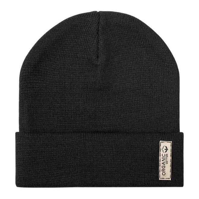 BONNET À REVERS PERONNALISABLE 'BOLIMO BIO' - noir