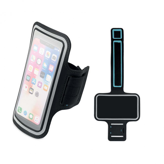 BRASSARD DE TELEPHONE PERSONNALISE 'KANSI' - noir