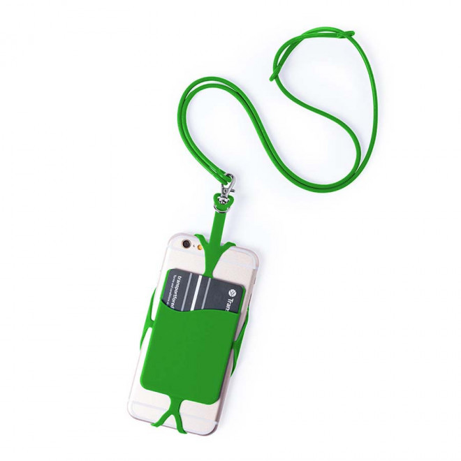 LANYARD TELEPHONE PERSONNALISABLE 'NICOLHIAS' - vert