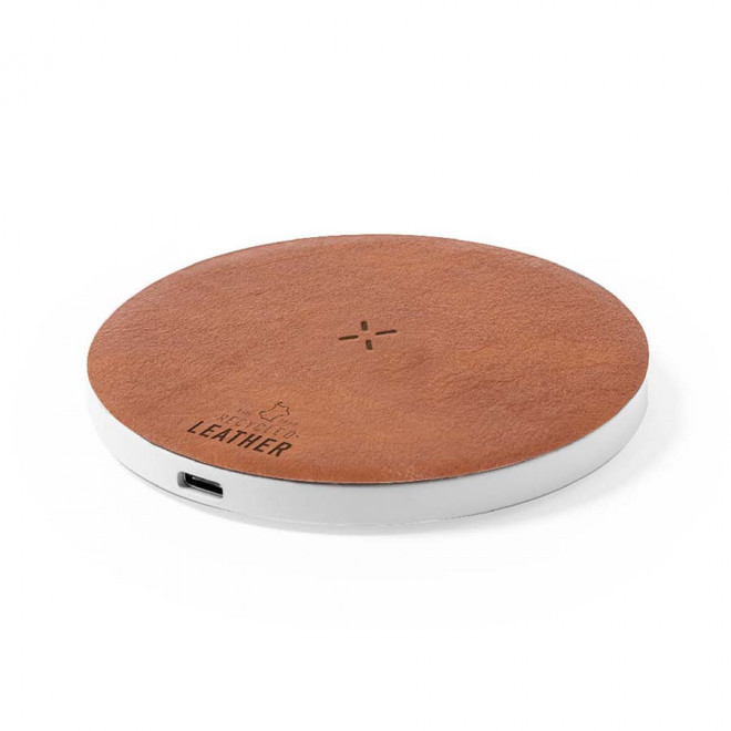 CHARGEUR INDUCTION PUBLICITARE 5W 'CUIRAS' - marron