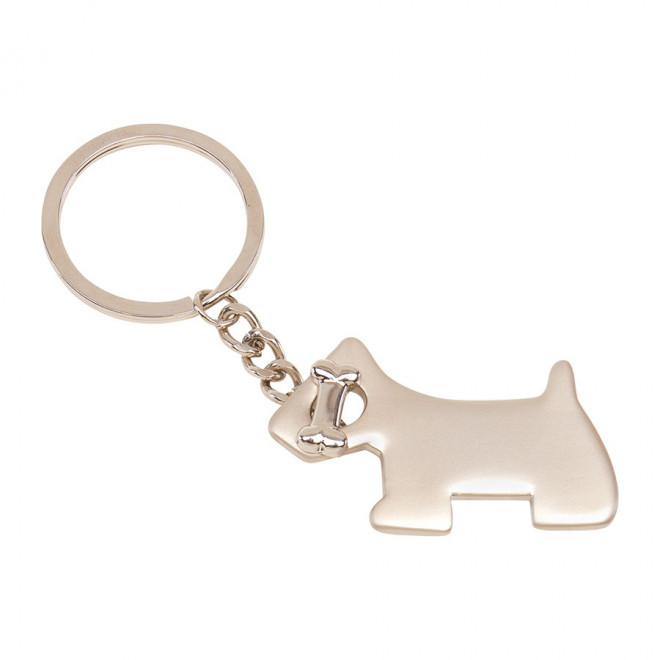 PORTE-CLES PERSONNALISABLE 'METALO' - chien