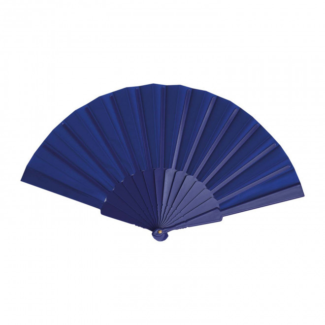 ÉVENTAIL PUBLICITAIRE EN RPET 'FANNY RPET' - bleu