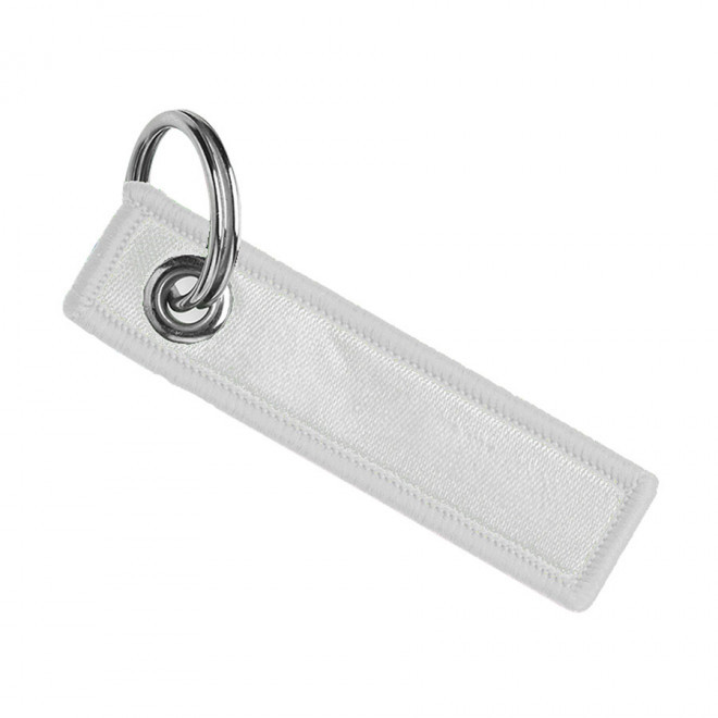 PORTE-CLÉS PUBLICITAIRE TISSÉ 'WING RPET'  - sur-mesure