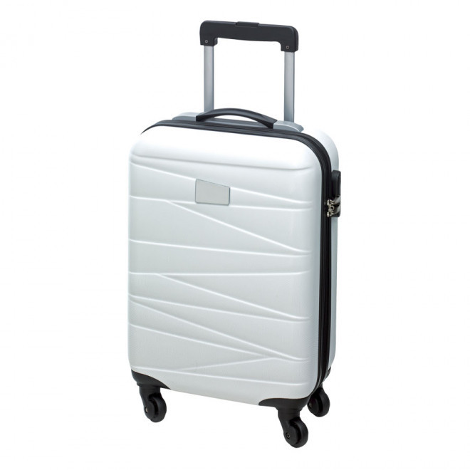 VALISE TROLLEY CABINE PUBLICITAIRE 'PADUA' - blanc