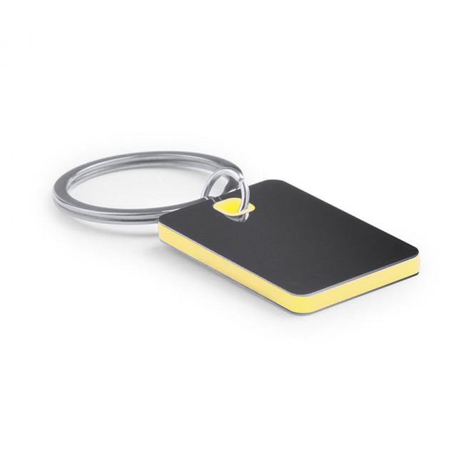 PORTE-CLES PUBLICITAIRE 'CARACOLOR' - jaune