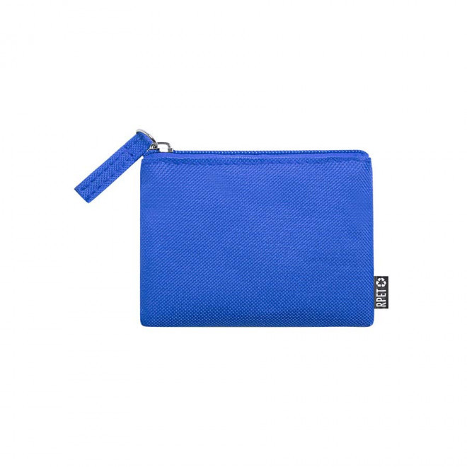 PORTE-MONNAIE PERSONNALISABLE EN RPET 'BLAZE' - bleu