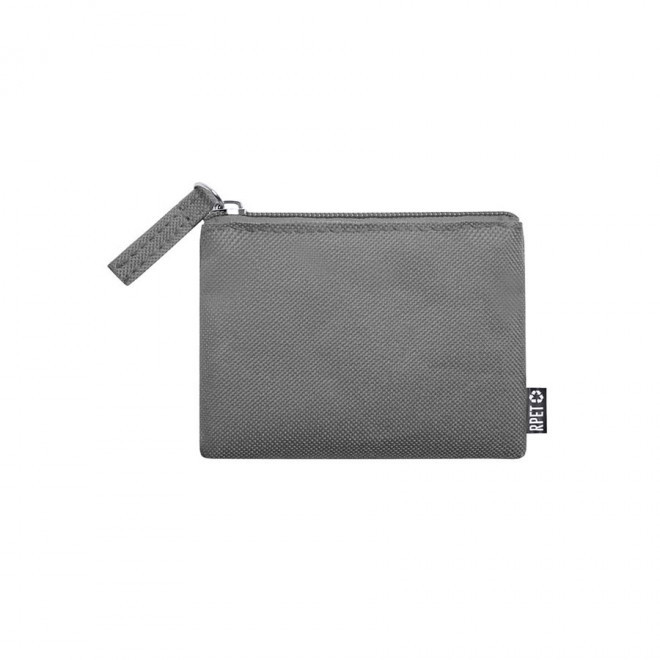 PORTE-MONNAIE PERSONNALISABLE EN RPET 'BLAZE' - gris
