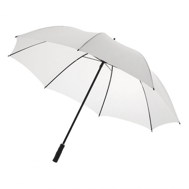 PARAPLUIE PERSONNALISE MANCHE DROIT A OUVERTURE AUTOMATIQUE 'BELLSHILL' - blanc