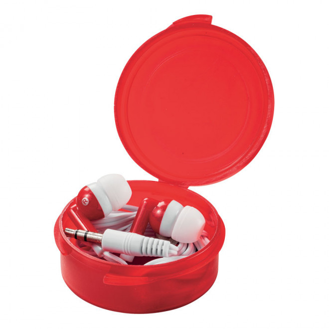 ÉCOUTEURS PERSONNALISÉS 'MUSIC' - rouge