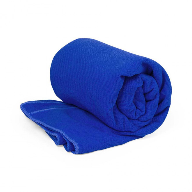 DRAP DE BAIN PUBLICITAIRE 90X170 'DULLA RPET' - bleu