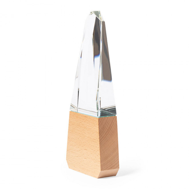 TROPHÉE PERSONNALISABLE EN VERRE ET BOIS 'KAYNA MENHIR' - bois