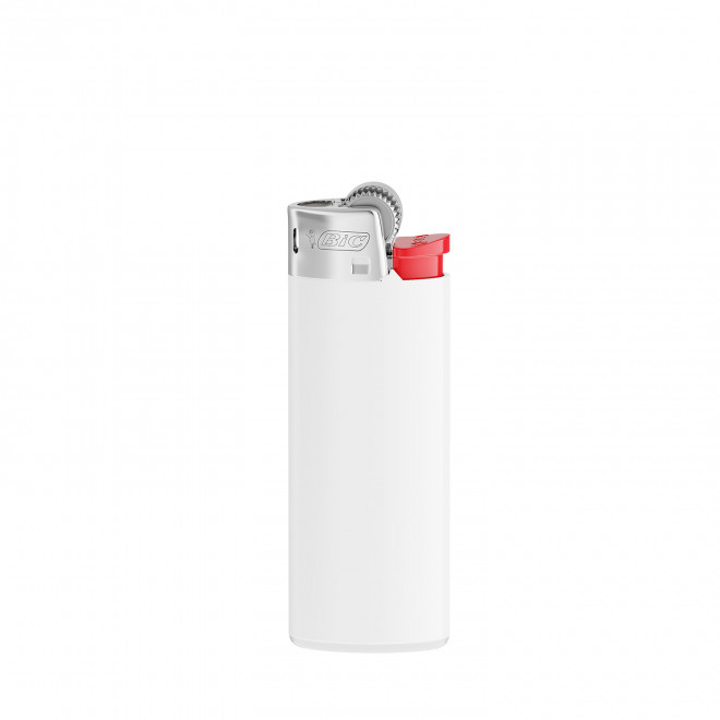BRIQUET BIC HOLOGRAPHIQUE PERSONNALISABLE 'FIREFLAMME' - blanc j25