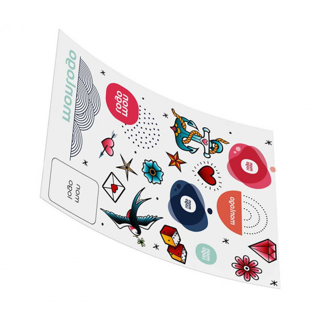 PLANCHE DE TATOUAGE PERSONNALISABLE 'MAORO' - grand modèle