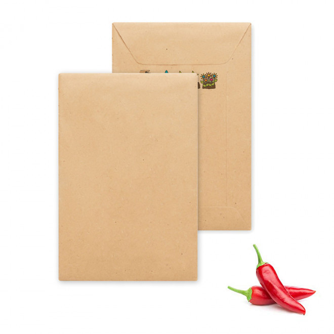 SACHET DE GRAINES PERSONNALISABLE 'FLAURE QUADRI' - piment