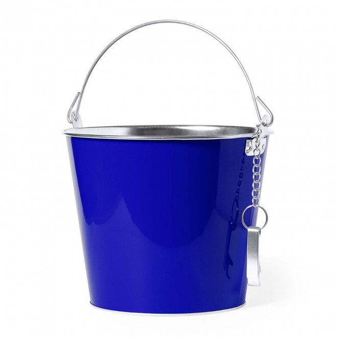 SEAU A BONBONS PERSONNALISE 6L 'CANDYBAR' - bleu