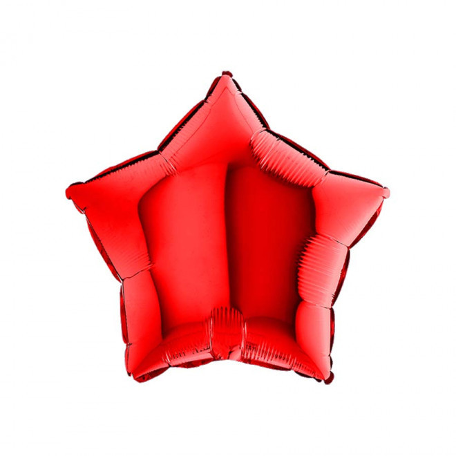 BALLONS PERSONNALISÉS EN MYLAR 'MYLA ÉTOILE' - rouge