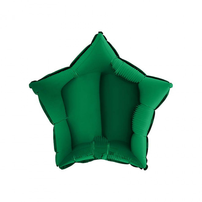 BALLONS PERSONNALISÉS EN MYLAR 'MYLA ÉTOILE' - vert foncé