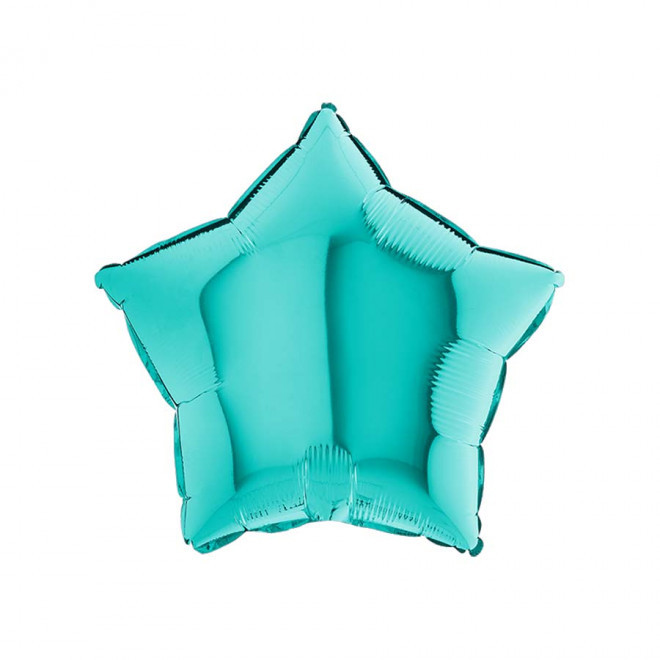 BALLONS PERSONNALISÉS EN MYLAR 'MYLA ÉTOILE' - turquoise