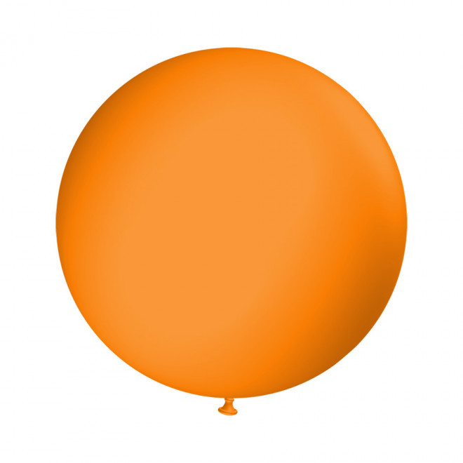  BALLONS DE BAUDRUCHE GÉANTS PERSONNALISÉS 'LUFTA' - orange