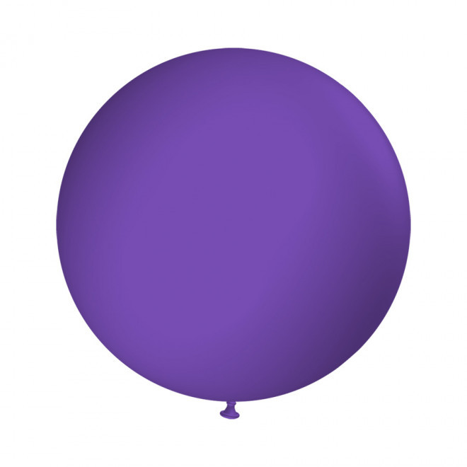  BALLONS DE BAUDRUCHE GÉANTS PERSONNALISÉS 'LUFTA' - violet