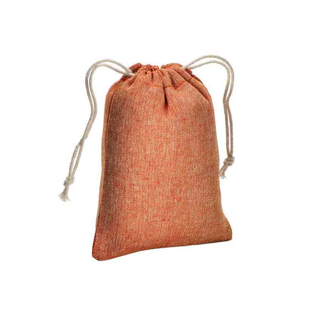 POCHETTE PERSONNALISÉE EN COTON 'SAKOULA RECYCLÉ' 150 GR/M² - orange