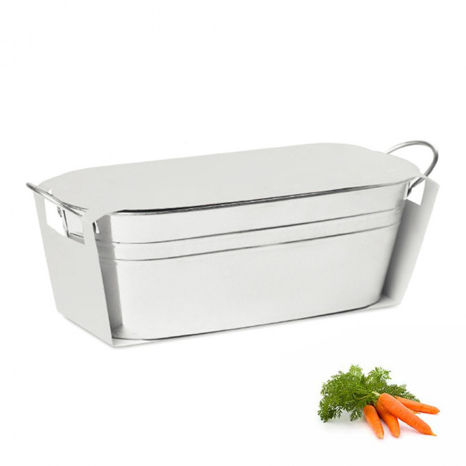 BAC A PLANTES PUBLICITAIRE 'BACAN BLANC' - carotte