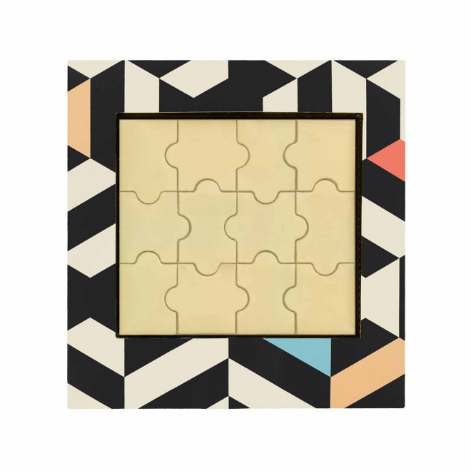 PUZZLE EN CHOCOLAT BLANC 12P PERSONNALISE 'CHOKO' - chocolat blanc