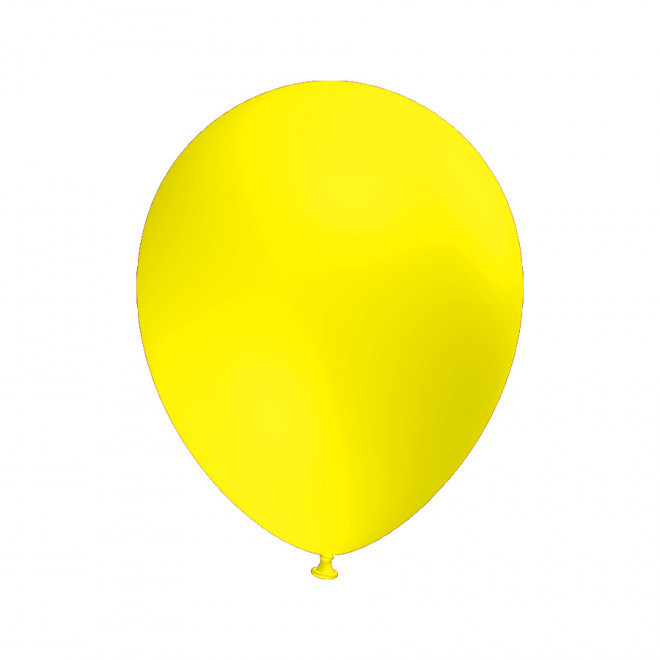 LOT DE 100 BALLONS PERSONNALISÉS 25CM 'LUFT MÉTAL' - jaune