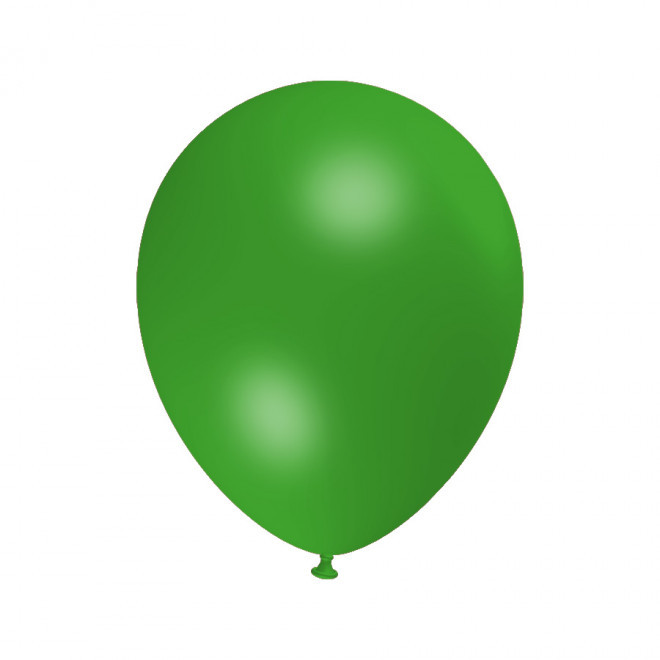 LOT DE 100 BALLONS PERSONNALISÉS 25CM 'LUFT MÉTAL' - vert clair