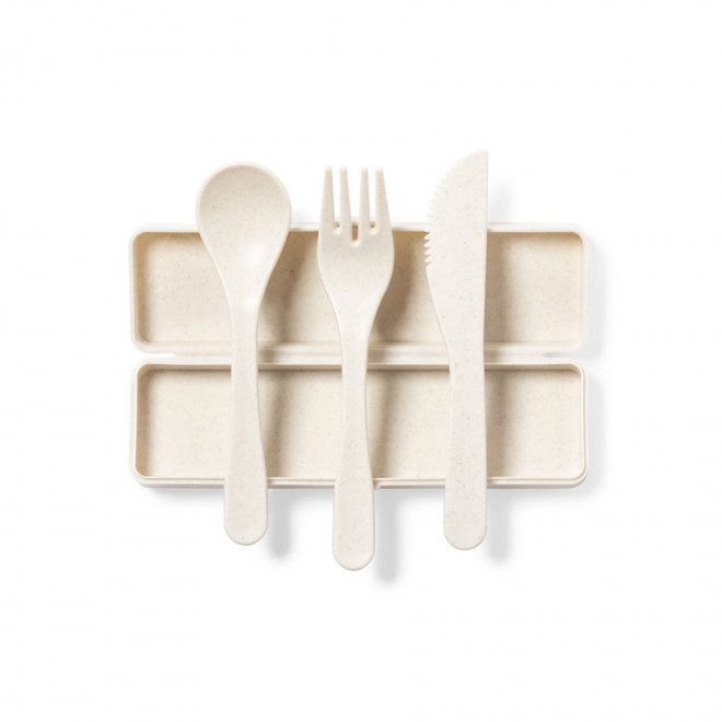 SET DE COUVERTS PUBLICITAIRES EN PP 'COUVPA' - naturel