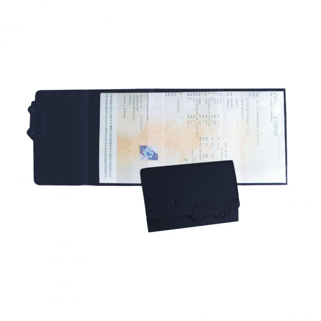 PORTE CARTE GRISE PUBLICITAIRE AVEC DECOUPE 'ROZEN' - avocat