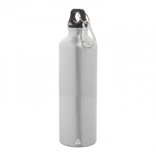 GOURDE EN ALUMINIUM PUBLICITAIRE 'CANYON RECYLE' - argenté