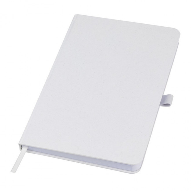 CARNET PUBLICITAIRE A COUVERTURE RIGIDE 'SULEA' 4J - blanc