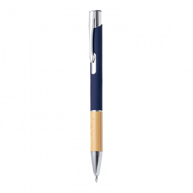 STYLO PUBLICITAIRE EN ALUMINIUM 'ALUSTI SOFT' - bleu