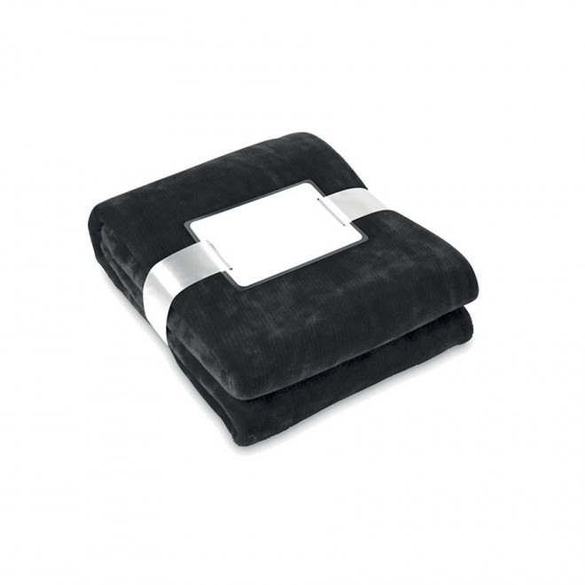 COUVERTURE PERSONNALISÉ 'HOVA' - noir