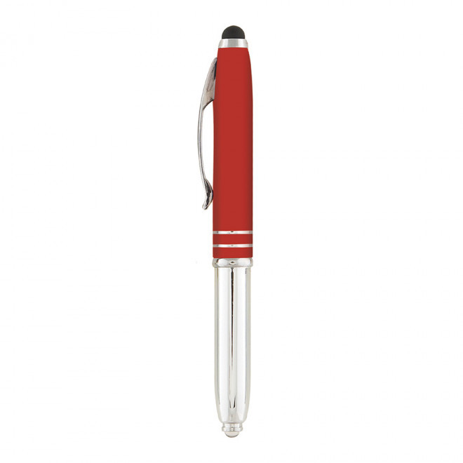 STYLO/STYLET  À PERSONNALISER LUMINEUX 'LEVO' - rouge vif