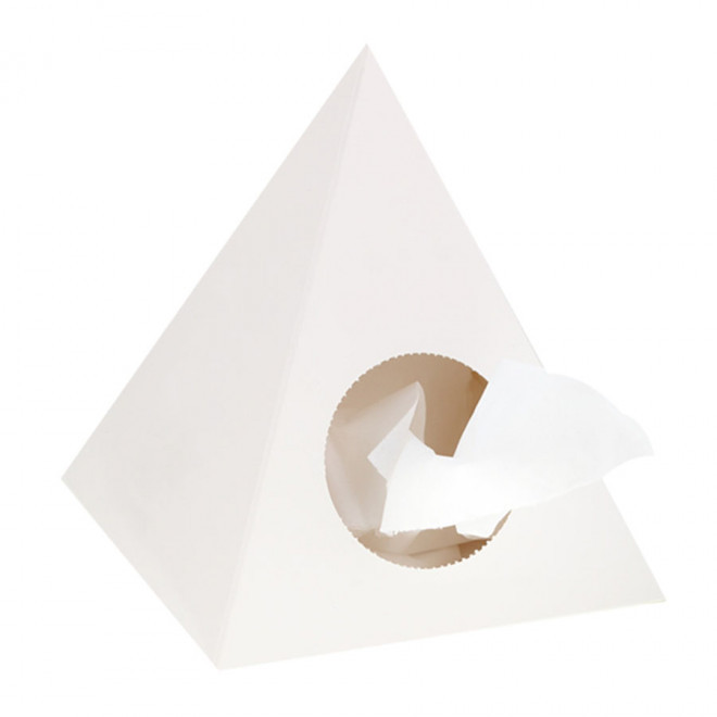 BOITE DE MOUCHOIRS PUBLICITAIRE 'TCHOUMA' - pyramide