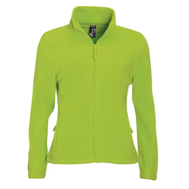 VESTE POLAIRE PUBLICITAIRE ZIPPEE FEMME 'NORTH' 300 GR/M² - lime
