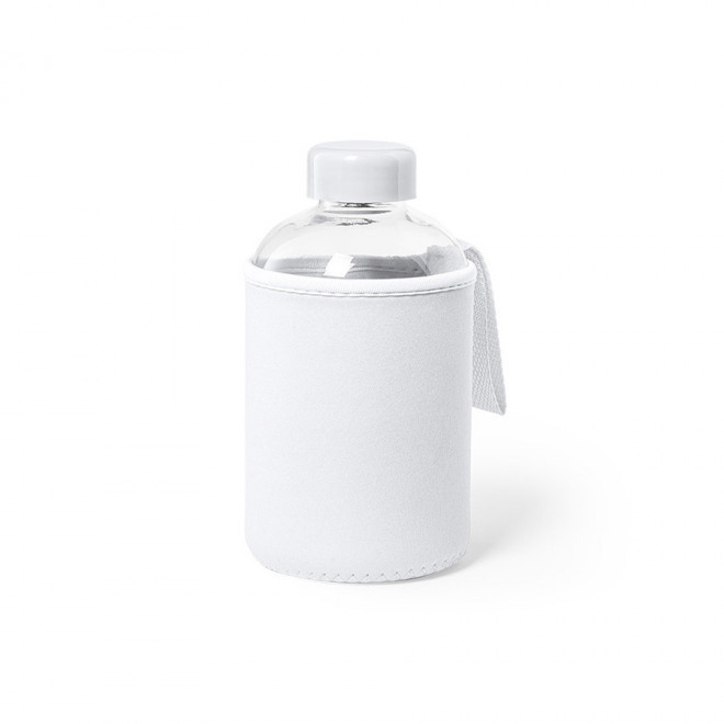 BOUTEILLE PUBLICITAIRE EN VERRE 600 ML 'BERTAH SUBLI' - blanc