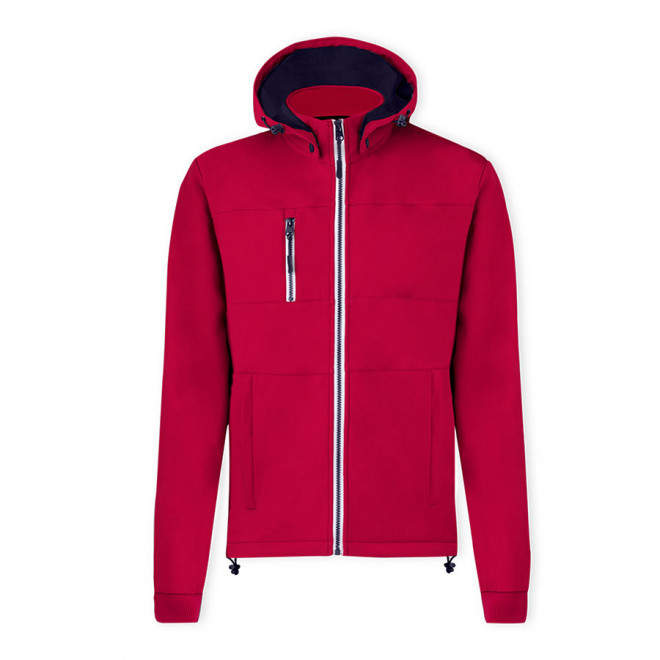 VESTE SOFTSHELL MIXTE PUBLICITAIRE 'ISIDORE' - rouge