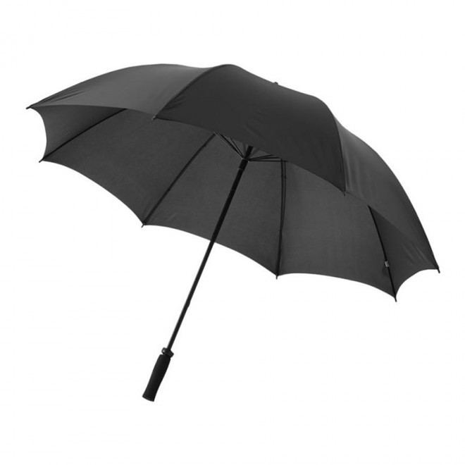 PARAPLUIE PUBLICITAIRE GOLF MANCHE DROIT 'GLENMORE' - noir
