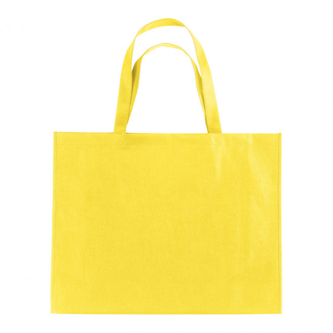 SAC SHOPPING ANSES LONGUES 'MILAZZO' 80 GR/M² - jaune