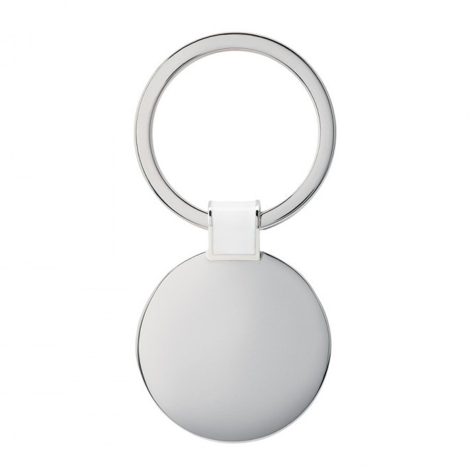 PORTE-CLÉS PERSONNALISÉ 'PIZOU' - blanc